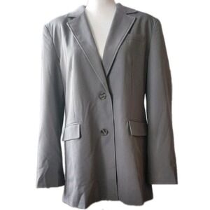 NA-KD Womens Blazer European 40 US 8/10 Gray Oversized Career Casual Fall Winter
